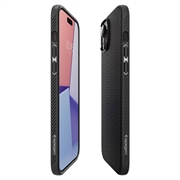 iPhone 15 Plus Spigen Liquid Air TPU Cover - Sort