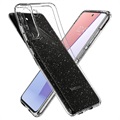Spigen Liquid Crystal Glitter Samsung Galaxy S21 FE 5G Cover - Gennemsigtig