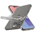 Spigen Liquid Crystal Glitter iPhone 14 Pro Max Cover - Gennemsigtig
