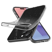 iPhone 15 Plus Spigen Liquid Crystal Glitter Cover - Gennemsigtig
