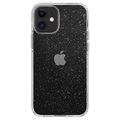 Spigen Liquid Crystal Glitter iPhone 12 Mini Cover - Gennemsigtig