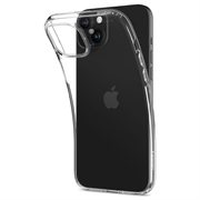 iPhone 15 Spigen Liquid Crystal TPU Cover - Gennemsigtig