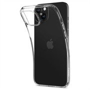 iPhone 15 Plus Spigen Liquid Crystal TPU Cover - Gennemsigtig