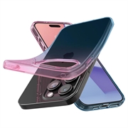 iPhone 15 Pro Spigen Liquid Crystal TPU Cover - Pink