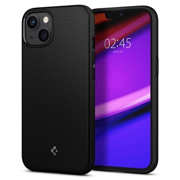 Spigen Mag Armor iPhone 13 Hybrid Cover - Mat Sort