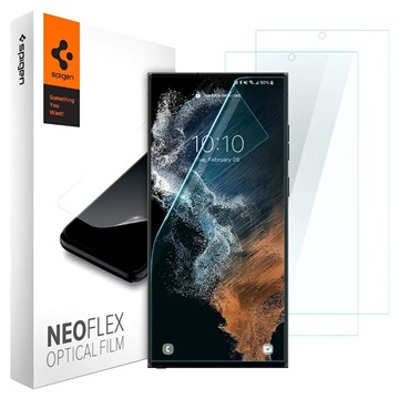 Spigen Neo Flex Samsung Galaxy S22 Ultra 5G Skærmbeskyttelse - 2 Stk.