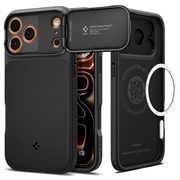 iPhone 17 Pro/18 Pro Spigen Optik Armor Mag Cover - Sort