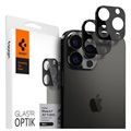 Spigen Optik.tR iPhone 13 Pro/13 Pro Max Kamera Linse Hærdet Glas - Sort