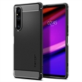 Spigen Rugged Armor Sony Xperia 1 V Cover - Sort