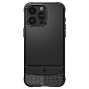 iPhone 15 Pro Max Spigen Rugged Armor Mag TPU Cover - Sort