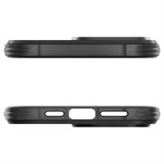 iPhone 15 Pro Max Spigen Rugged Armor Mag TPU Cover - Sort