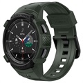 Spigen Rugged Armor Pro Samsung Galaxy Watch4 Classic TPU Cover - 46mm (Open Box - Fantastisk stand) - Army Grøn