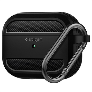 Spigen Rugged Armor AirPods Pro TPU Cover - Sort