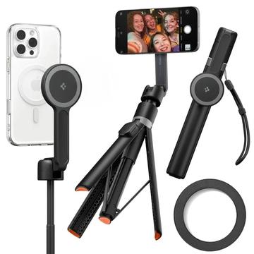 Spigen S581W MagFit Selfie Stick-stativ med Bluetooth-fjernbetjening - sort