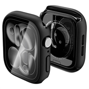 Apple Watch 10/11 Spigen Thin Fit 360-etui med skærmbeskytter - 46mm - sort