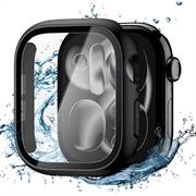Apple Watch 10/11 Spigen Thin Fit 360-etui med skærmbeskytter - 46mm - sort
