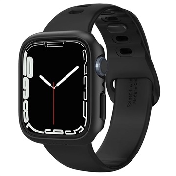 Spigen Thin Fit Apple Watch Series 9/8/7 Cover - 45mm - Sort