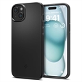 iPhone 15 Spigen Thin Fit Hybrid Cover - Sort