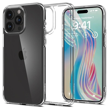 iPhone 15 Pro Spigen Ultra Hybrid Cover - Krystalklar