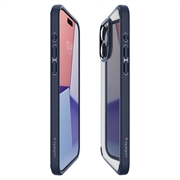 iPhone 15 Pro Spigen Ultra Hybrid Cover - Navy Blå