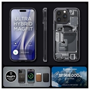 iPhone 15 Pro Max Spigen Ultra Hybrid Mag Cover - Sort / Zero One