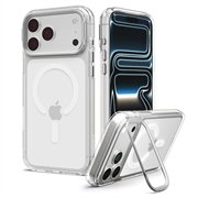 iPhone 17 Pro Max/18 Pro Max Spigen Ultra Hybrid Optik S MagSafe Cover - Sølv / Gennemsigtig