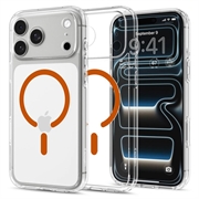 iPhone 17 Pro/18 Pro Spigen Ultra Hybrid MagSafe Cover - orange / gennemsigtigt