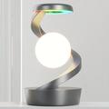 Spiral Levitation RGB-natlys med trådløs opladningsplade 15W - Sort