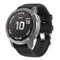 Sportsrem i silikone til Garmin Fenix 3 / 3 HR / 5X / 5X Plus / 6X / 6X Pro - Sort