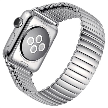 Apple Watch Serie 11/10/9/8/SE 3/SE (2022)/7/SE/6/5/4/3/2/1 Udvidende Rem i Rustfrit Stål - 42mm/41mm/40mm/38mm