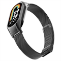 Xiaomi Smart Band 8 Mesh-Strop i Rustfrit Stål med Etui - Sort