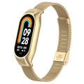 Xiaomi Smart Band 8 Mesh-Strop i Rustfrit Stål med Etui