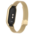 Xiaomi Smart Band 8 Mesh-Strop i Rustfrit Stål med Etui