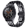 Samsung Galaxy Watch Rustfrit Stål Spænderem - 46mm - Sort