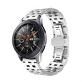Samsung Galaxy Watch Rustfrit Stål Spænderem - 46mm - Sølv