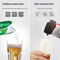 Star Compass Beer-F2 Bærbar ultralyds-ølskummer til dåser - Sort