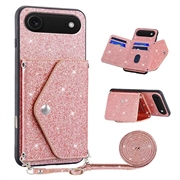 iPhone Air Stardust Cover med Kortholder - Pink