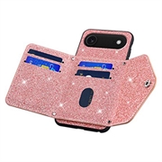 iPhone Air Stardust Cover med Kortholder - Pink