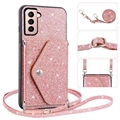 Stardust Samsung Galaxy S23 5G Cover med Kortholder - Pink
