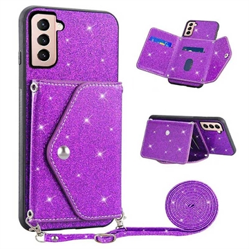 Stardust Samsung Galaxy S23 5G Cover med Kortholder - Lilla