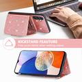 Samsung Galaxy A36 Stardust Cover med Kortholder - Pink
