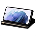 Starlight Series Samsung Galaxy S22 5G Pung Taske - Sort