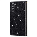 Starlight Series Samsung Galaxy S22+ 5G Pung Taske - Sort