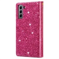 Starlight Series Samsung Galaxy S22+ 5G Pung Taske - Hot Pink