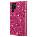 Starlight Series Samsung Galaxy S22 Ultra 5G Pung Taske - Hot Pink