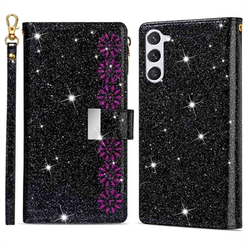 Starlight Series Samsung Galaxy S23+ 5G Pung Taske - Sort