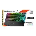 SteelSeries Apex Pro TKL mekanisk gamingtastatur - engelsk layout