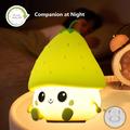 Jordbær-klump-squishy-natlampe - grøn