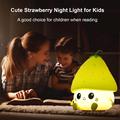 Jordbær-klump-squishy-natlampe - grøn