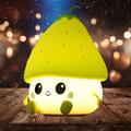 Jordbær-klump-squishy-natlampe - grøn